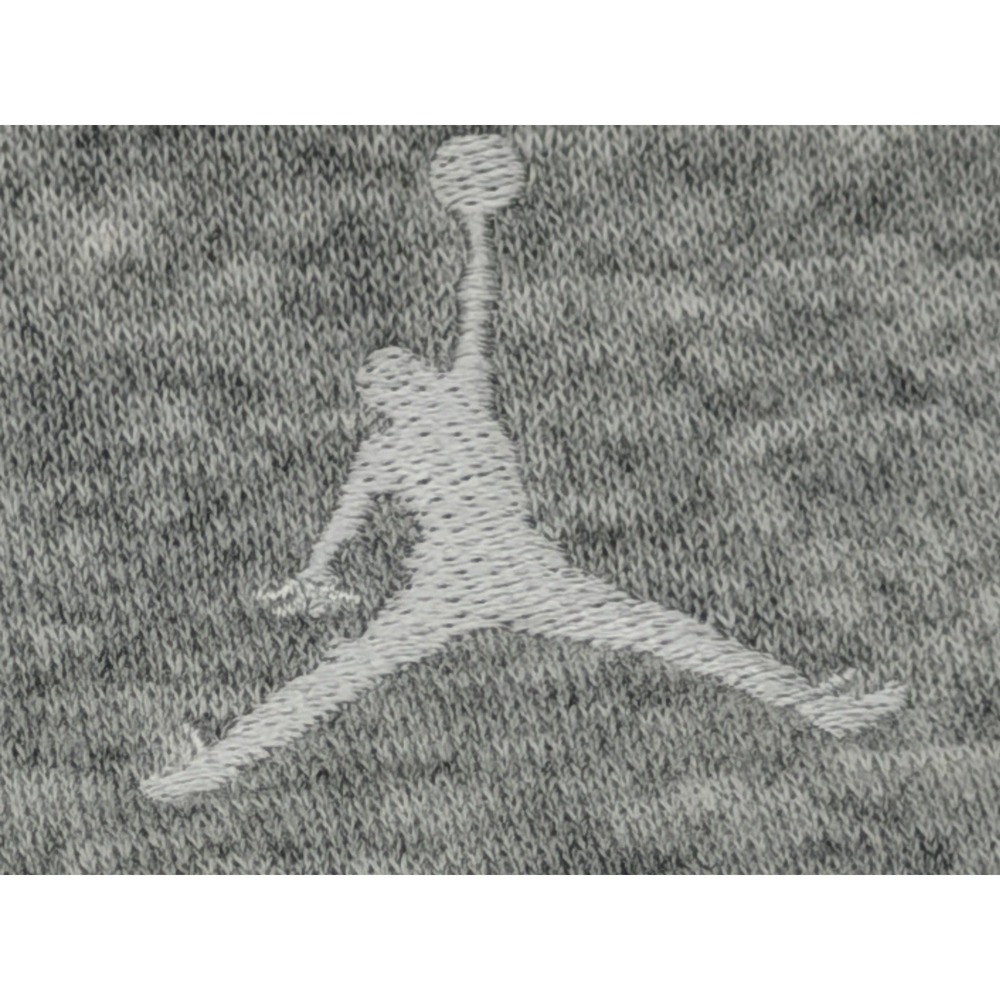 Men's Size Large - Nike Jordan Brooklyn Fleece Hoodie Grey Heather FV7281-050 - Picture 3 of 7